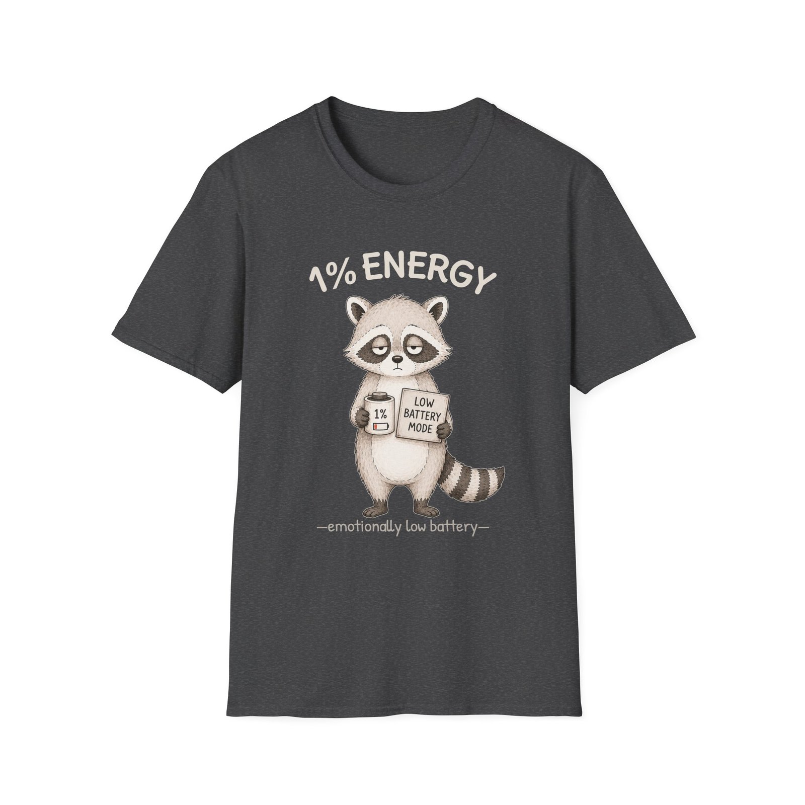 NapCoon™ 1% Energy – Low Battery Mode Unisex T-Shirt