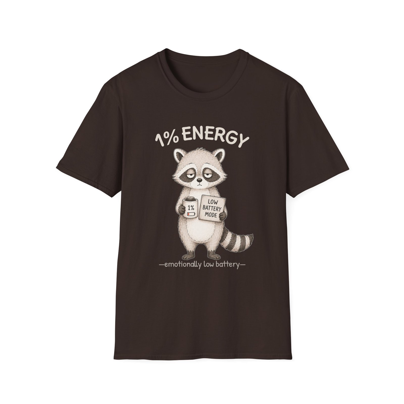 NapCoon™ 1% Energy – Low Battery Mode Unisex T-Shirt