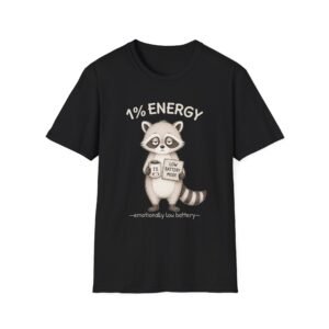 NapCoon™ 1% Energy – Low Battery Mode Unisex T-Shirt