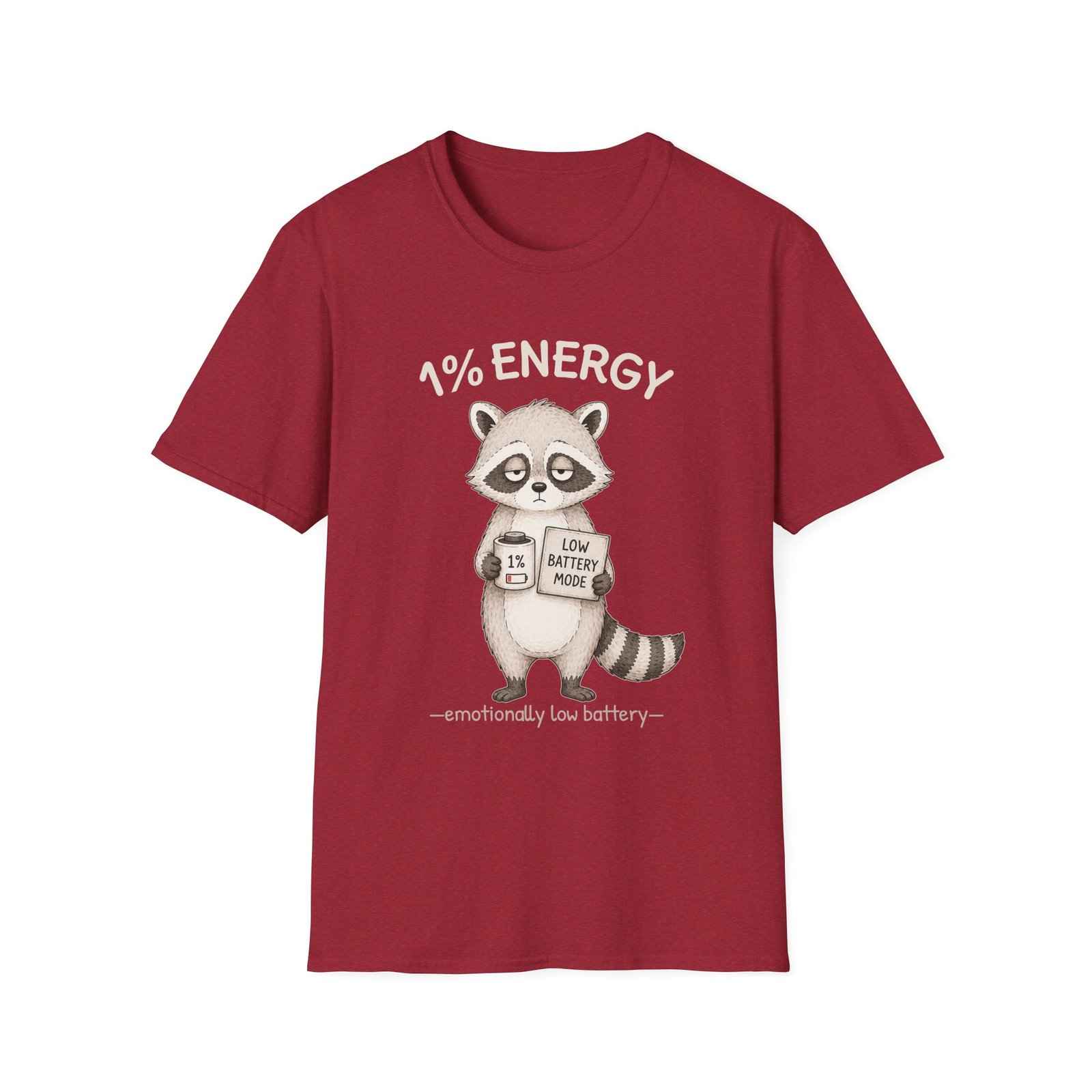 NapCoon™ 1% Energy – Low Battery Mode Unisex T-Shirt